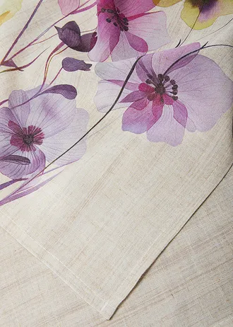 Chemin de table • violet-crème-jaune • Boutique bonprix