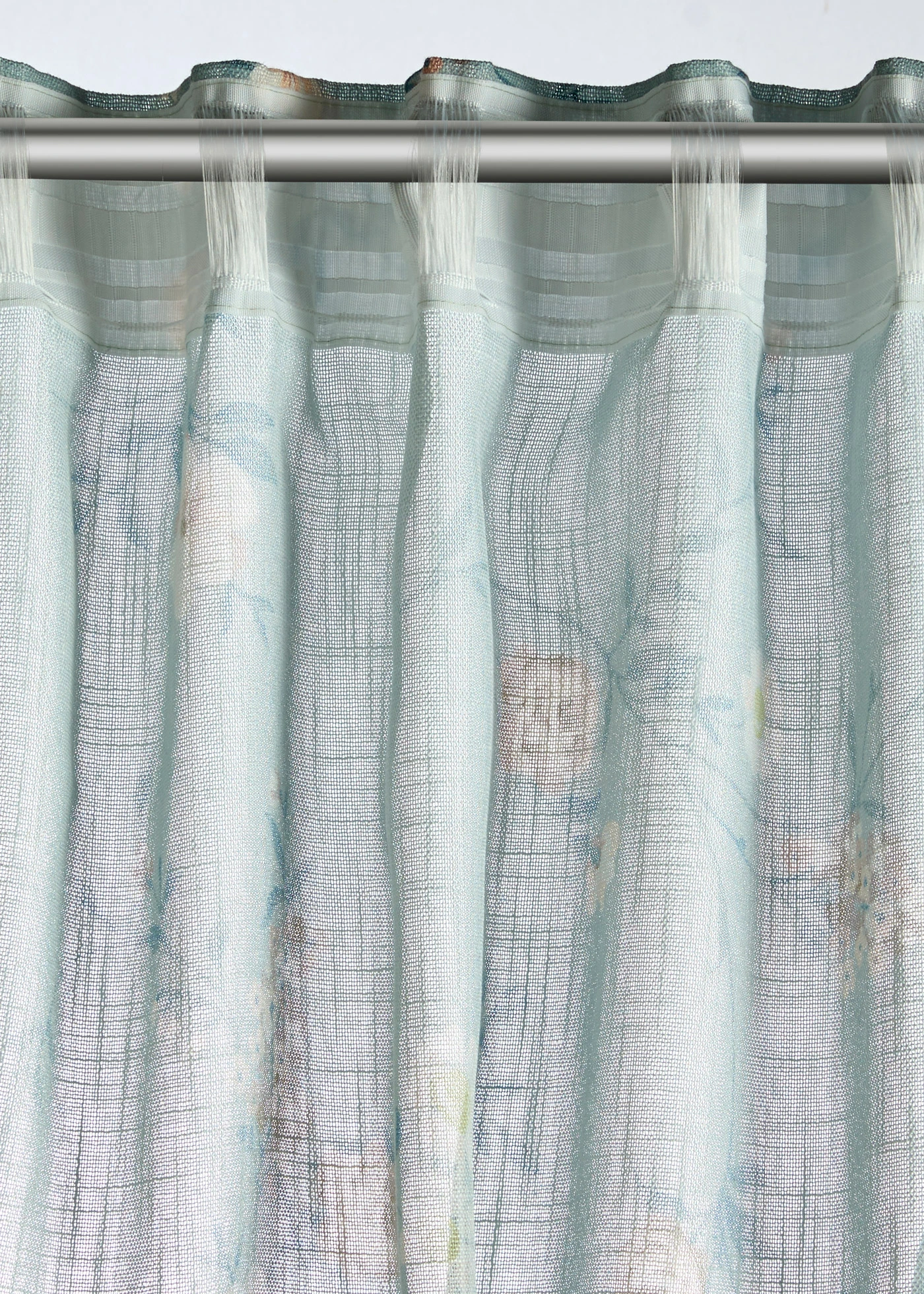 Gordijn met bloemenprint (1 stuk) • lichtgroen-wit... • bonprix online shop