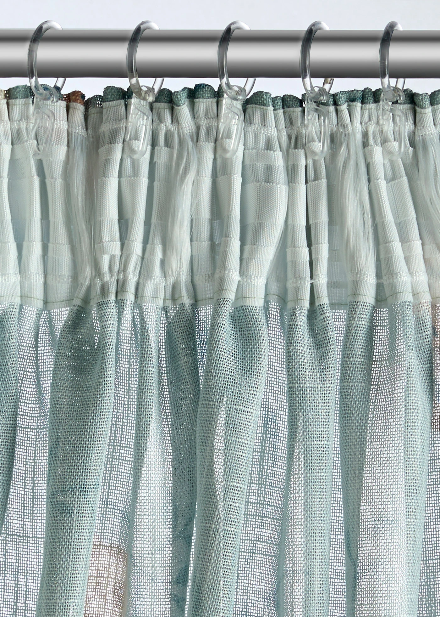 Rideau à imprimé floral (1 pce) • vert clair-blanc • Boutique bonprix