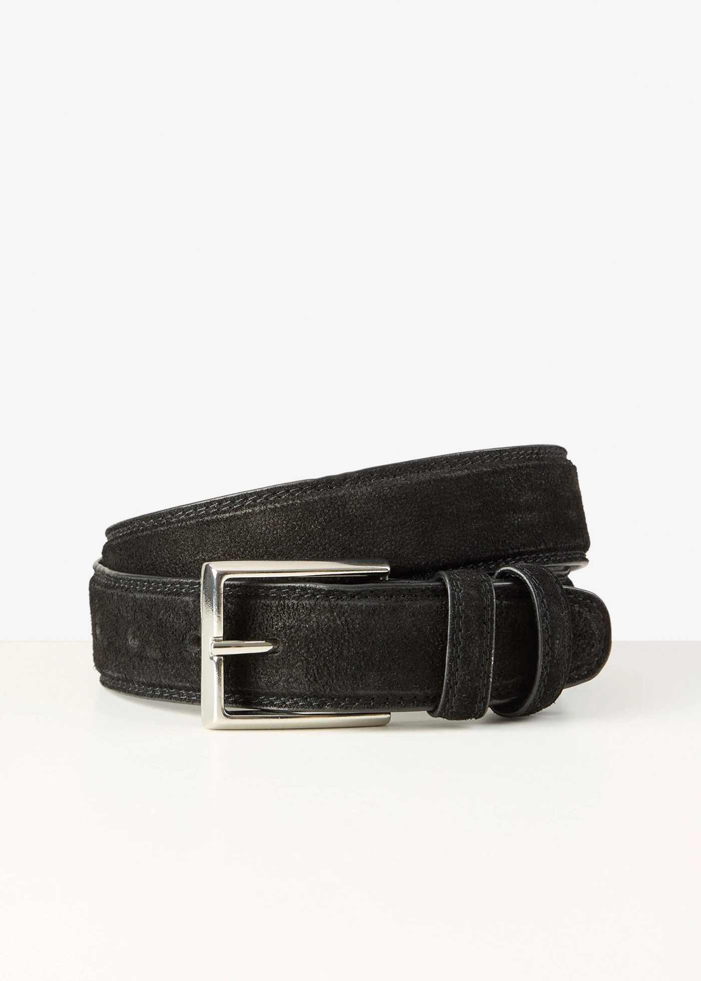 Leren riem met ruwe look • zwart • bonprix online shop