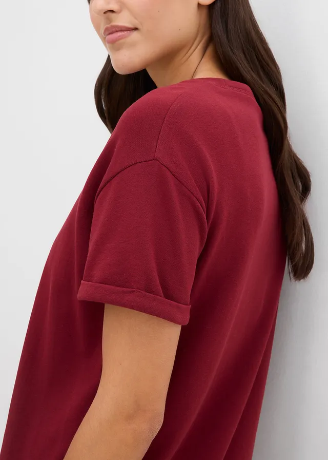 Rochie casual • roșu rubiniu • magazin bonprix