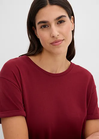 Rochie casual • roșu rubiniu • magazin bonprix