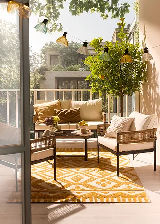 LED fényfüzér virágkehely formában • sárga-zöld-fehér • bonprix áruház