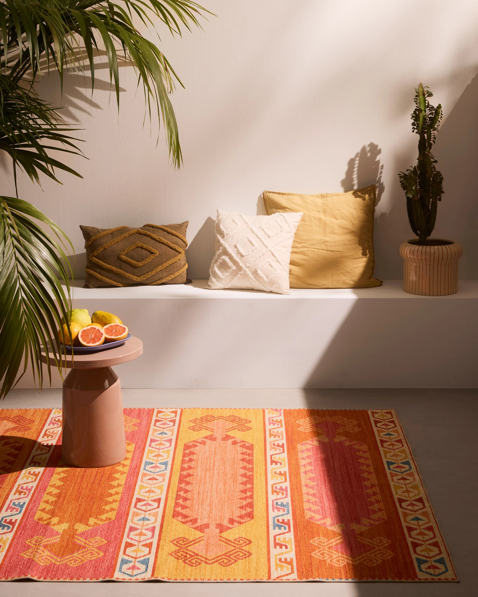 Kussen met reliëfstructuur • bruin • bonprix online shop