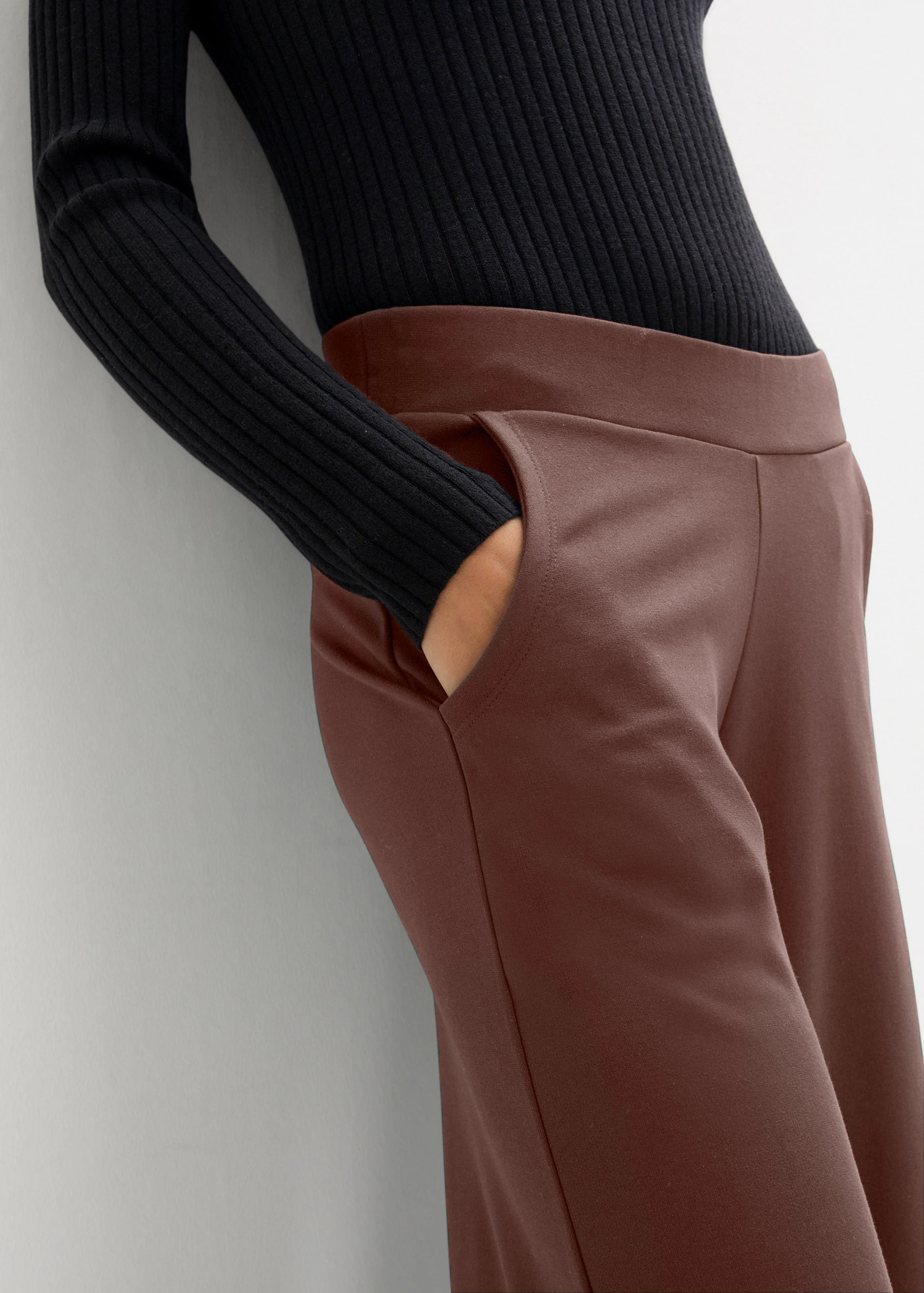 Culotte in een viscosemix • bruin • bonprix online shop