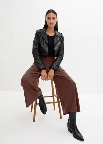 Culotte in een viscosemix • bruin • bonprix online shop