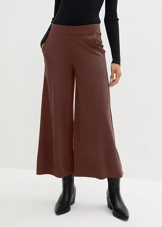Culotte in een viscosemix • bruin • bonprix online shop