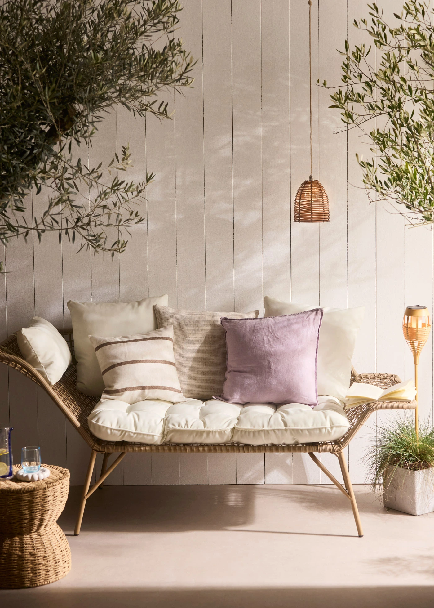 Solar tuinfakkels (set van 2) • naturel • bonprix online shop