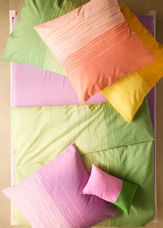 Parure de lit en coton mélangé • violet • Boutique bonprix