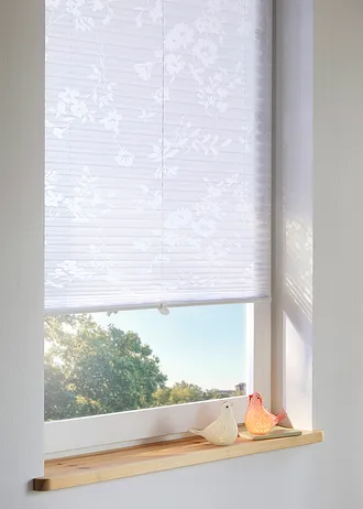 Lot de 2 oiseaux déco LED, Couleur: blanc-rose