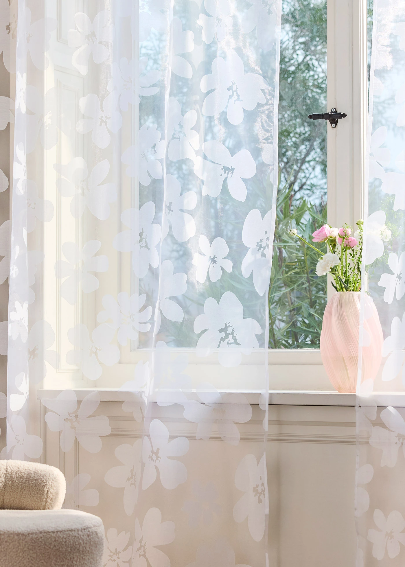 Ausbrenner gordijn (1 stuk) • wit • bonprix online shop