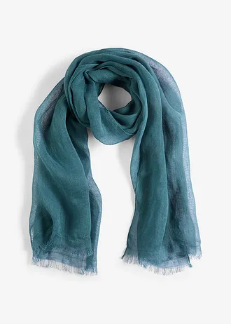 Zomerse linnen sjaal • pepergroen • bonprix online shop
