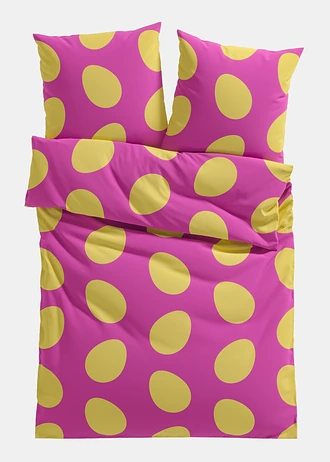 Lenjerie de pat din material cu bumbac • pink • magazin bonprix