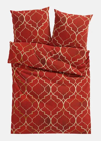 Parure de lit en linon • rouille • Boutique bonprix