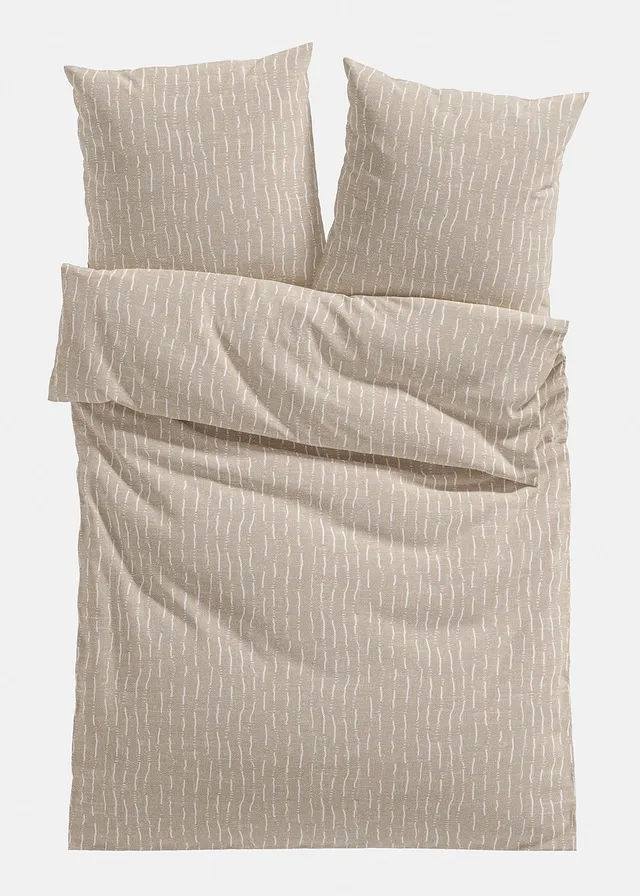 Parure de lit en linon • crème • Boutique bonprix