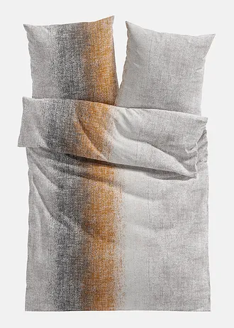 Linon dekbedovertrek • grijs-bruin • bonprix online shop
