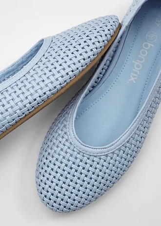 Ballerines souples, Couleur: bleu clair