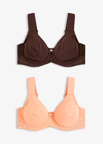 Sutien invizibil cu armătură, cu bumbac organic (set/2 buc.)