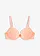 Soutien-gorge à coques et armatures, coton et dentelle, Couleur: orange papaye