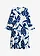 Tuniekjurk van soepele viscose, Kleur: wit-blauw gebloemd