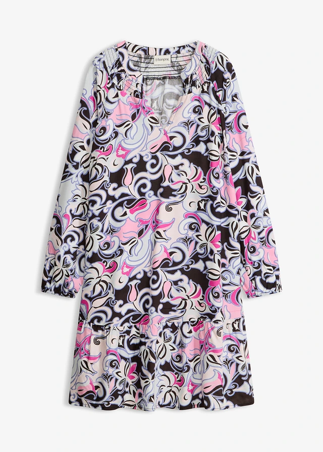 Robe-tunique en viscose fluide
