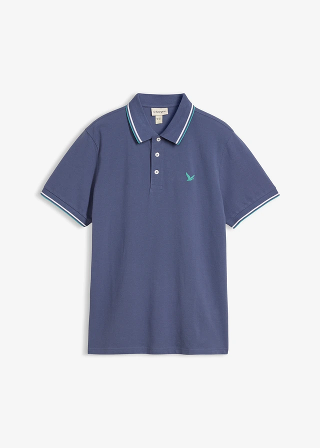 Piqué poloshirt van biologisch katoen