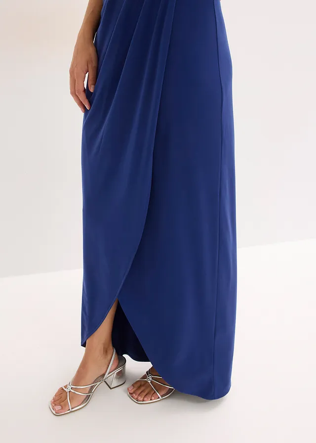 Robe de soirée avec dentelle et sequins brodés • bleu nuit • product-page.page-title-suffix