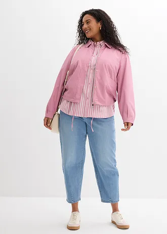 Kurtka bomberka, kolor: róż malwowy