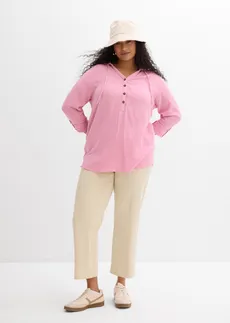 Blouse légère en gaze de coton, Couleur: rose