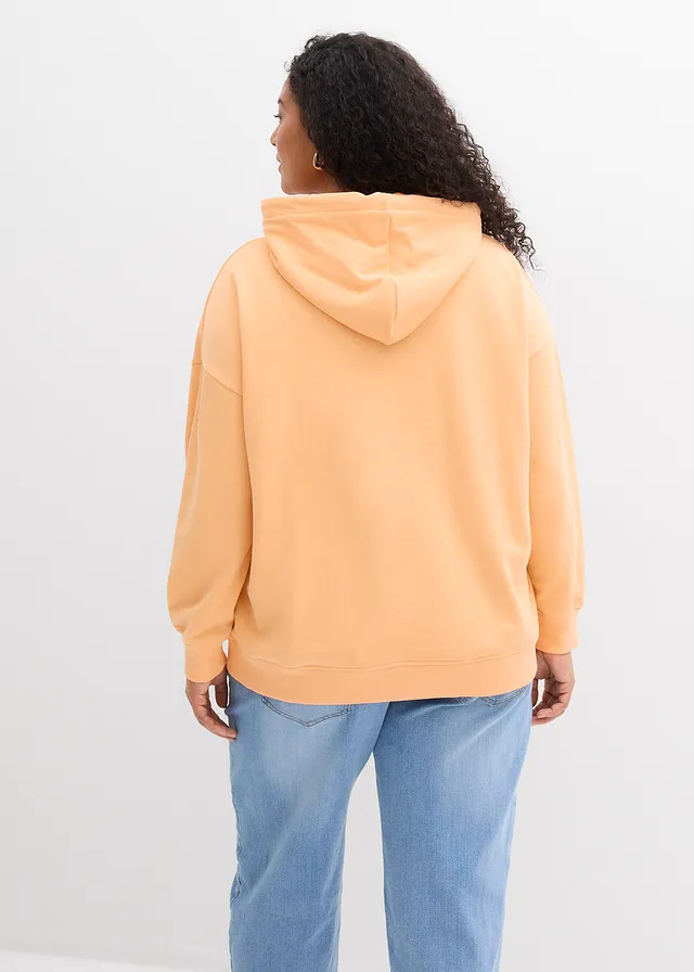 Oversized hoodie, Kleur: papaya