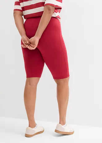 Krátké legíny (2 ks v balení), barva: tmavě modrá + třešňově červená