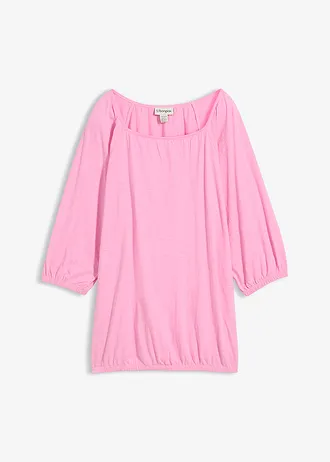 Blouse en jersey 100% coton, Couleur: rose