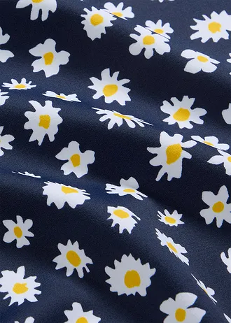 Costum de baie • bleumarin înflorat • magazin bonprix