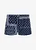 Short de bain avec poches, Couleur: bleu foncé-blanc paisley