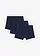 Přiléhavé boxerky s bavlnou  (3 ks v balení), barva: tmavě modrá