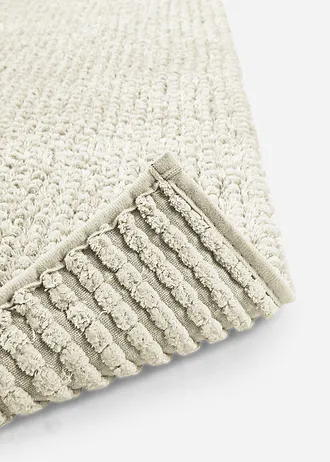 Tapis de bain en fil chenille, Couleur: naturel