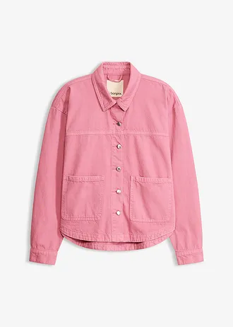 Blousejas van katoen, Kleur: mauve