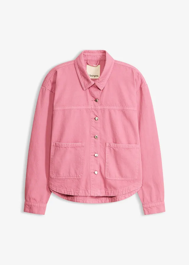 Surchemise 100% coton • mauve • Boutique bonprix