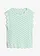 Top en maille 100% coton, Couleur: menthe clair