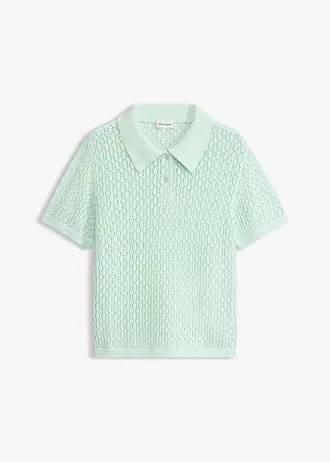 Sweter ażurowy z czystej bawełny