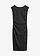 Robe en jersey crêpe texturé, Couleur: noir