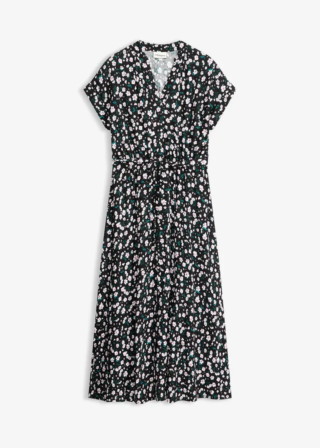 Rochie-cămașă din viscoză fluidă