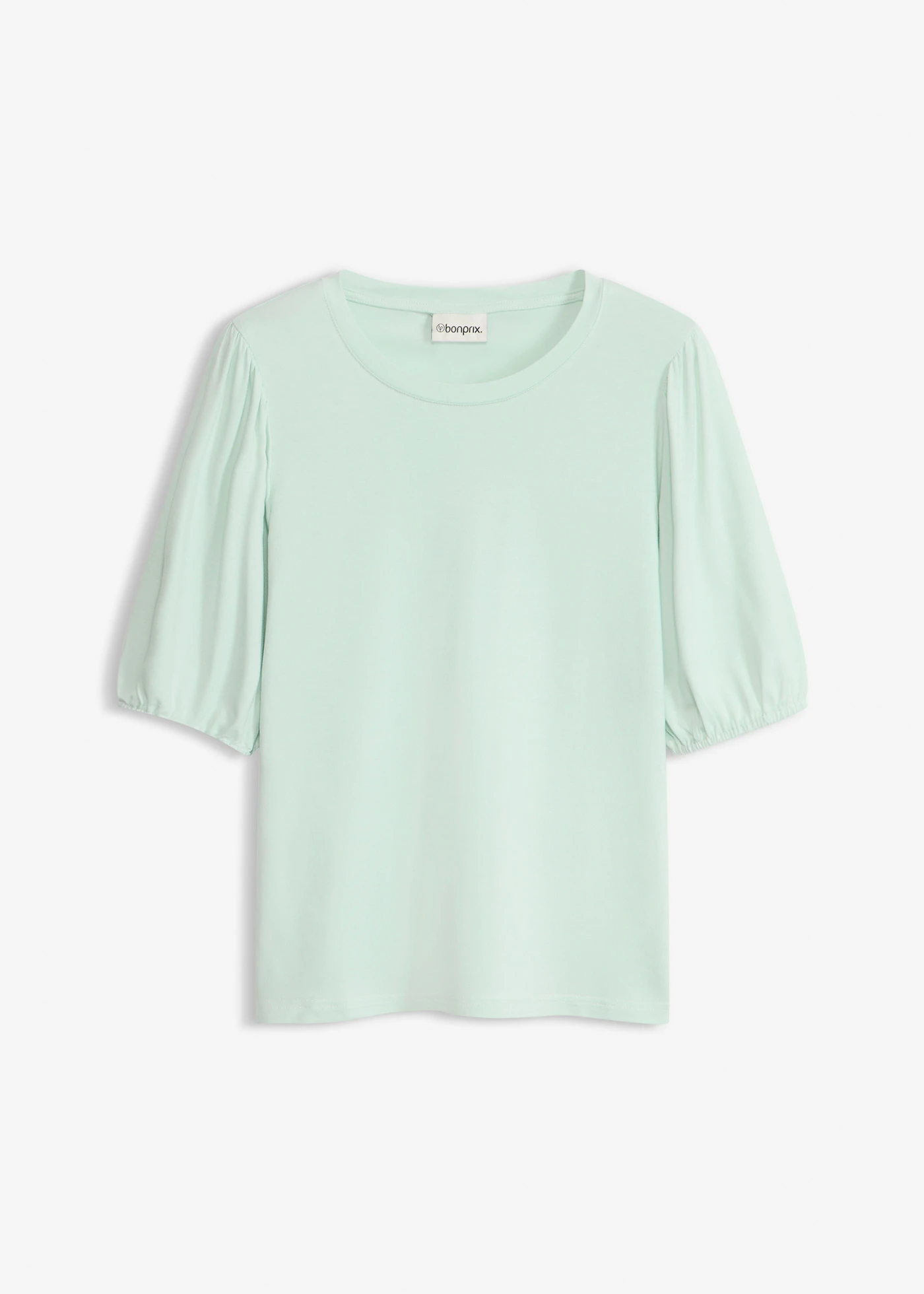 Shirt in een zachte viscosemix • lichtmint • bonprix online shop