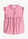 Shirtblouse in een viscosemix, Kleur: mauve