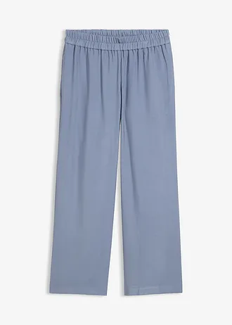 Culotte nohavice z jemného viskózového mixu • dymovo modrá • obchod bonprix