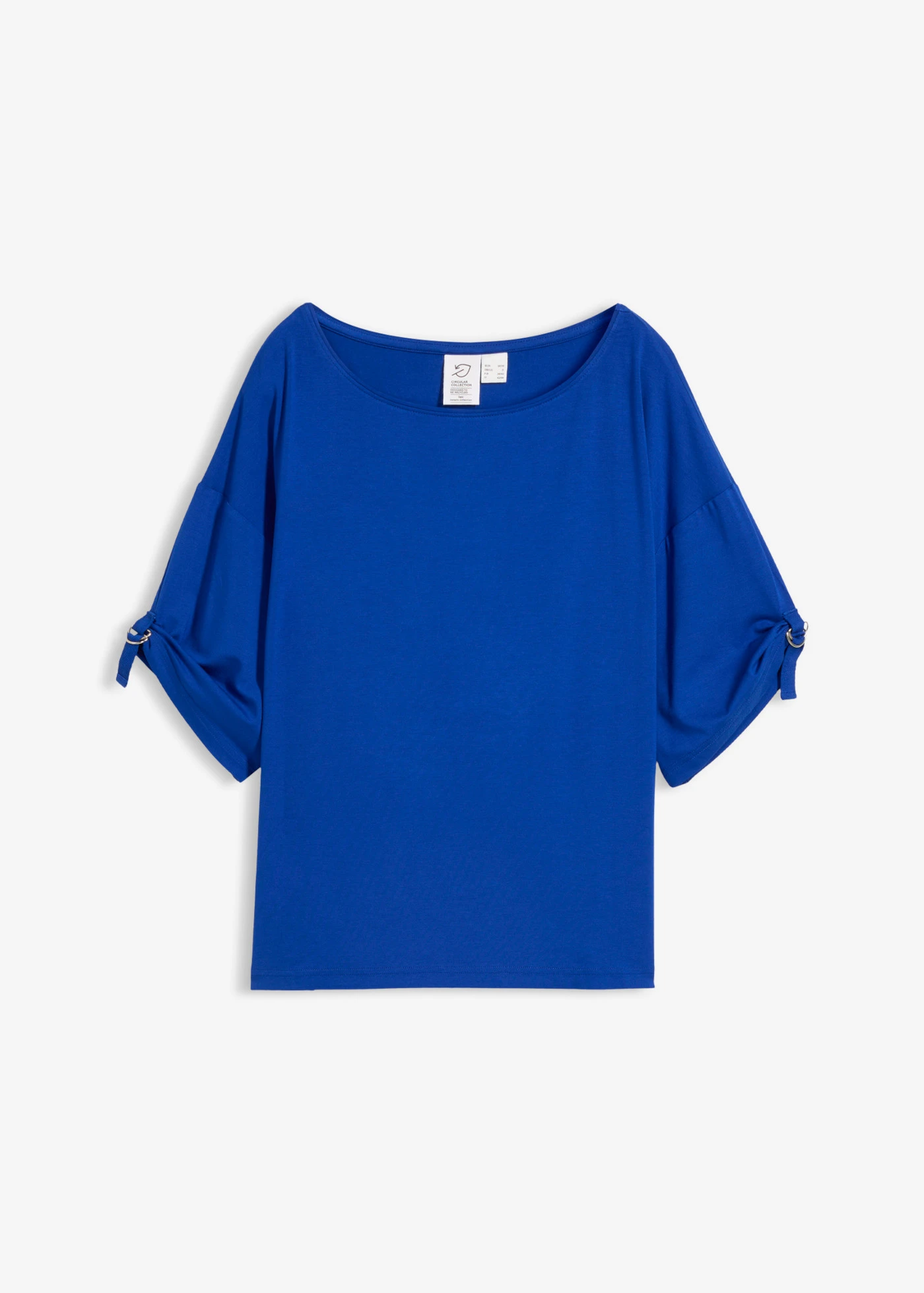 Tricou cu decolteu bărcuță • albastru-cobalt • magazin bonprix