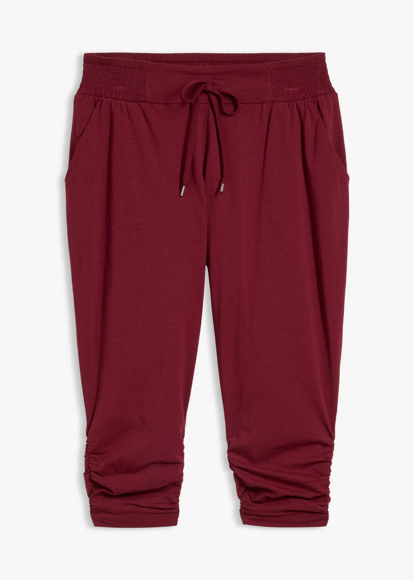 Pantaloni din jerse din amestec cu bumbac • roșu arțar • magazin bonprix