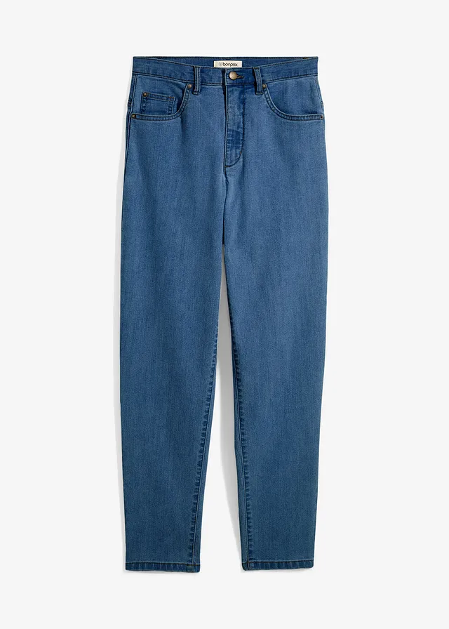 Dżinsy Mom ze  stretchem, high waist