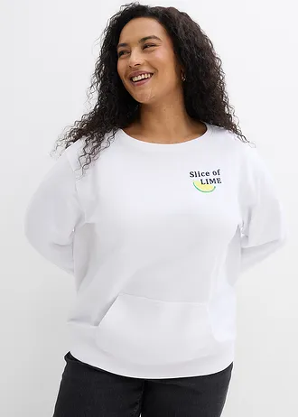 Sweat-shirt, Couleur: blanc