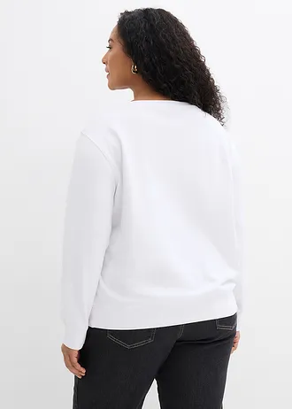Sweat-shirt, Couleur: blanc